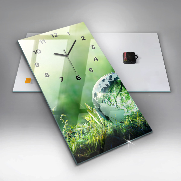 Reloj vertical Globo terráqueo - espejomat.es