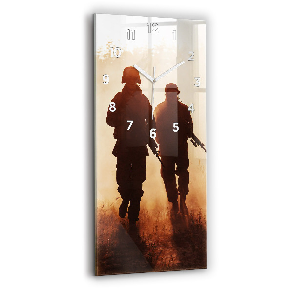 Reloj de cristal vertical Marines de Estados Unidos - espejomat.es