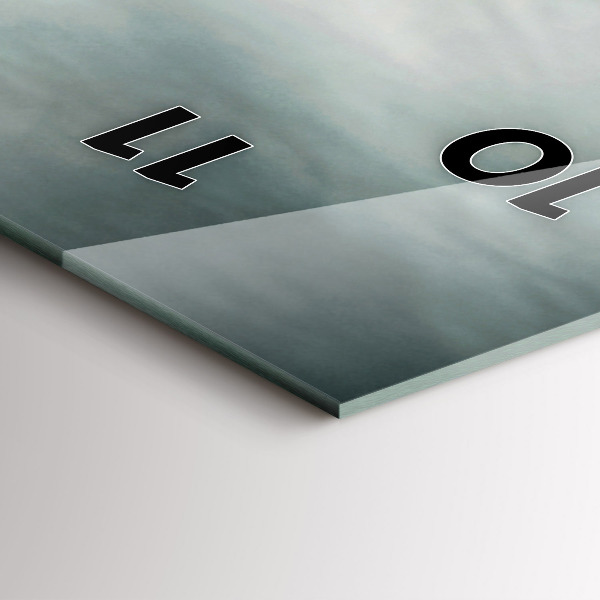 Reloj de cristal vertical Moto estilo adrenalina - espejomat.es