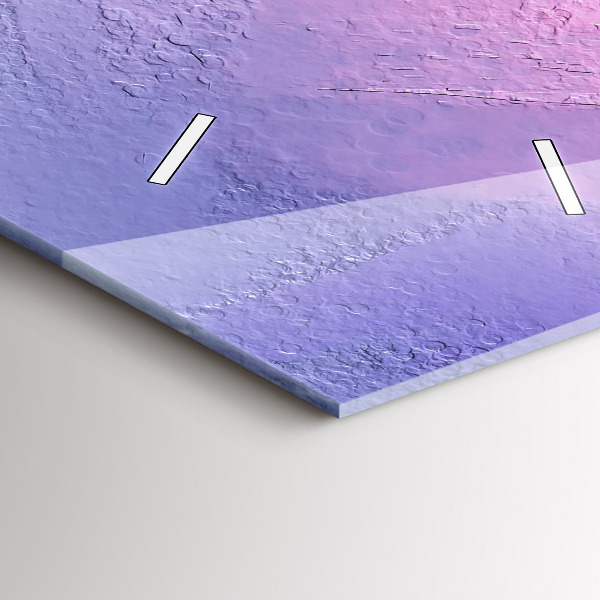 Reloj de vidrio vertical Paisaje marino - espejomat.es