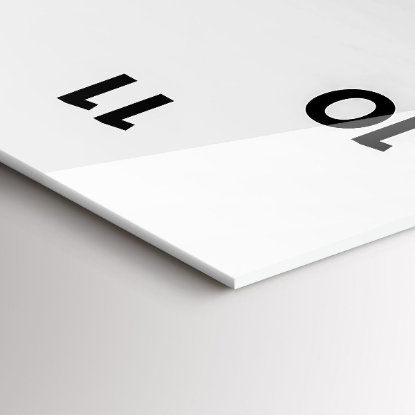 Reloj de vidrio vertical Colección de arte animal - espejomat.es