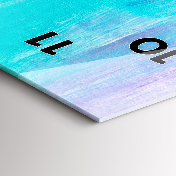 Reloj vertical Abstracto de rascacielos - espejomat.es