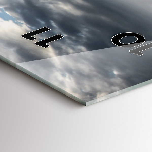 Reloj de cristal vertical Góndola de Venecia - espejomat.es