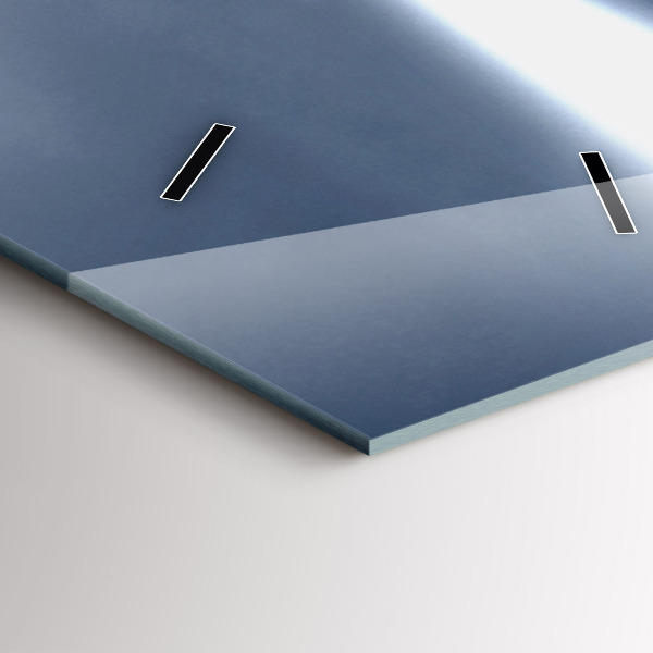 Reloj de vidrio vertical Faro - espejomat.es