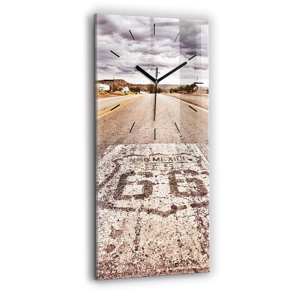 Reloj vertical Ruta 66 EE.UU. - espejomat.es