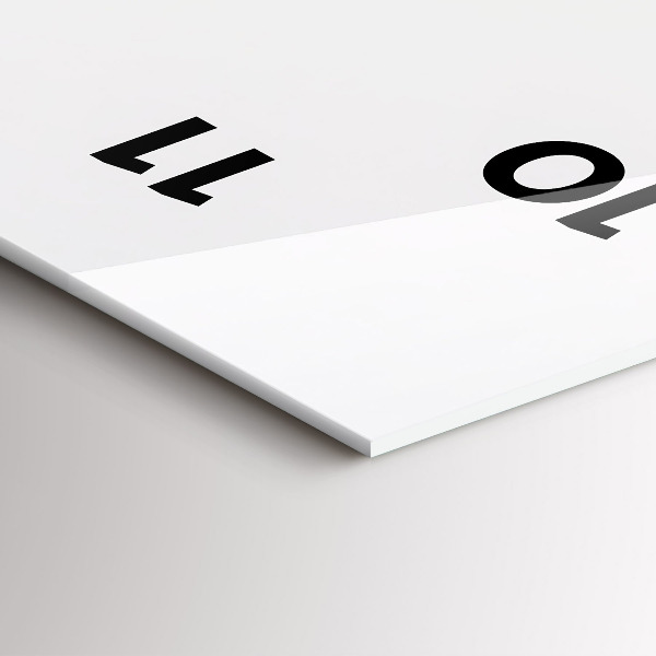 Reloj de vidrio vertical Coche de carreras deportivo - espejomat.es