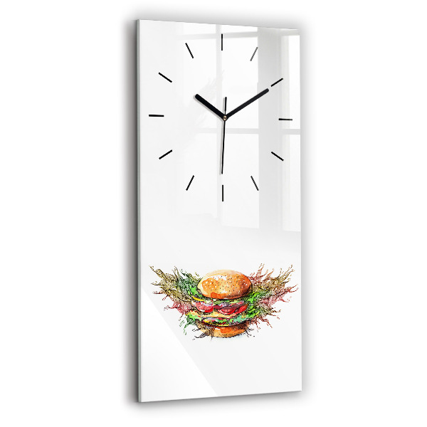 Reloj vertical Hamburguesa de queso XXL - espejomat.es