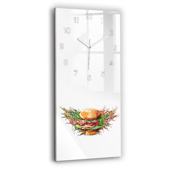 Reloj vertical Hamburguesa de queso XXL - espejomat.es