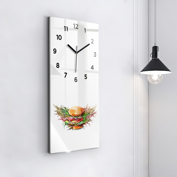 Reloj vertical Hamburguesa de queso XXL - espejomat.es