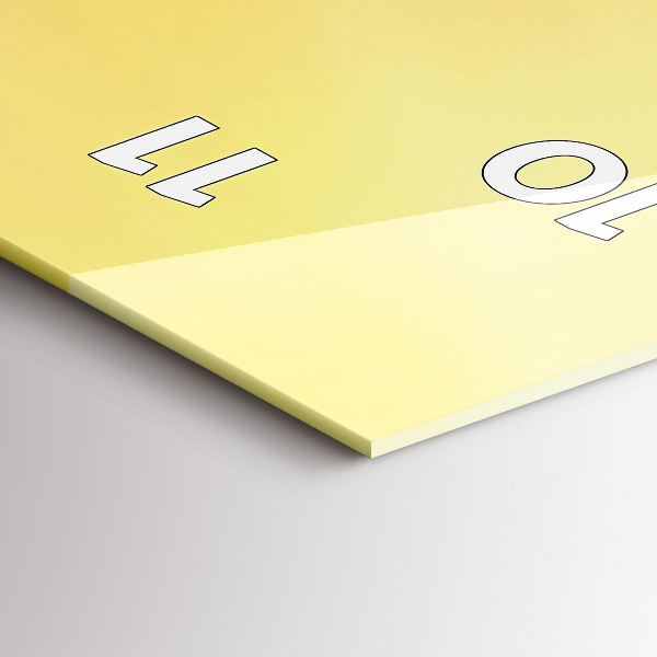 Reloj de cristal vertical Río Zhujiang China - espejomat.es