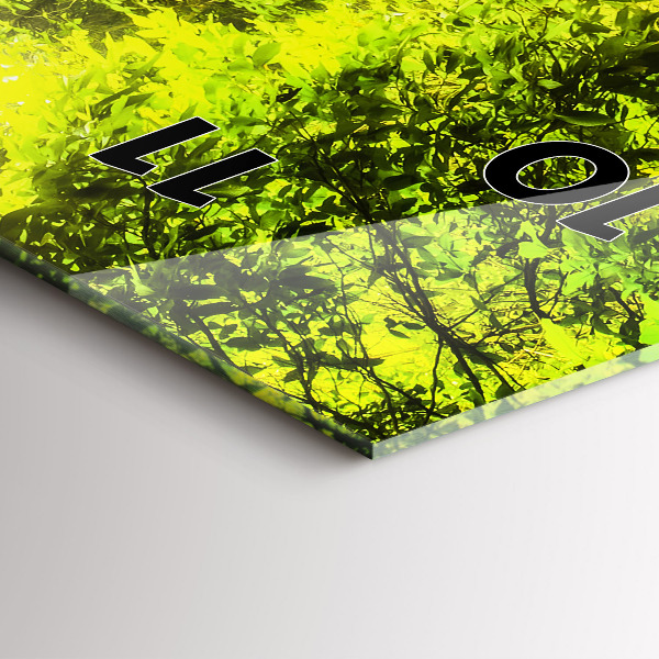 Reloj de cristal vertical Cascada en Tailandia - espejomat.es