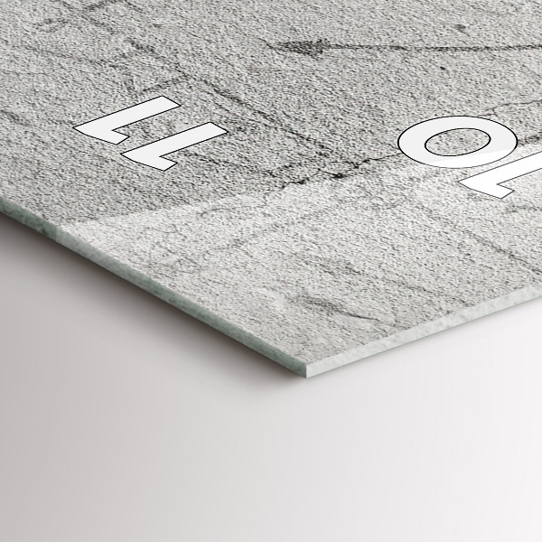 Reloj de vidrio vertical Bosquejo de una ciudad - espejomat.es