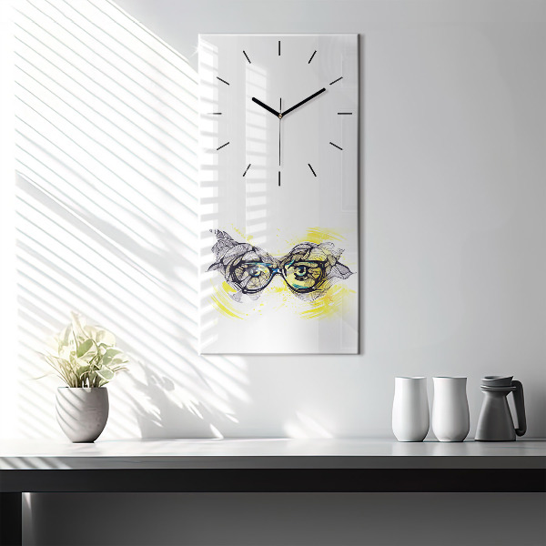Reloj vertical Gafas - espejomat.es