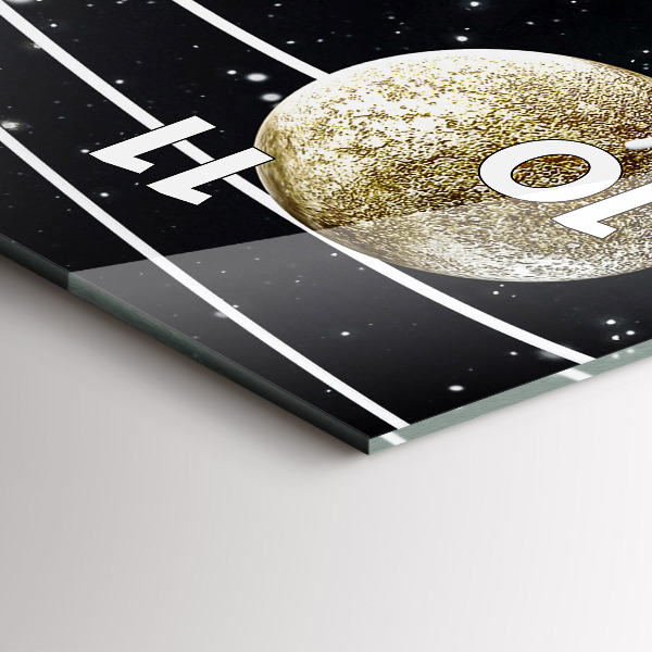 Reloj vertical Sistema solar - espejomat.es