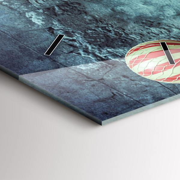 Reloj de cristal vertical Globos - espejomat.es