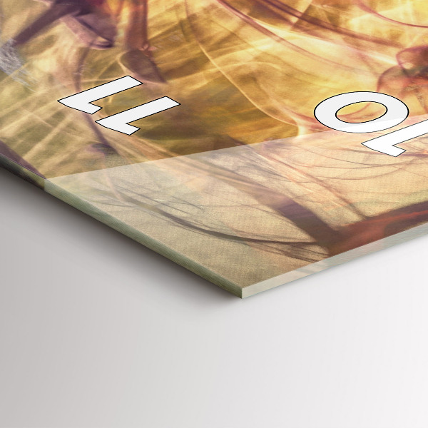 Reloj de vidrio vertical Retrato de mujer - espejomat.es