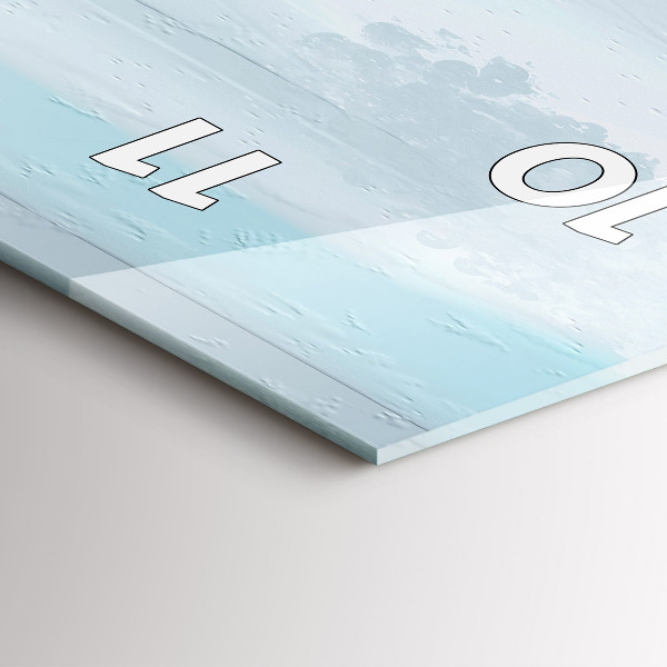 Reloj vertical Puente abstracto - espejomat.es