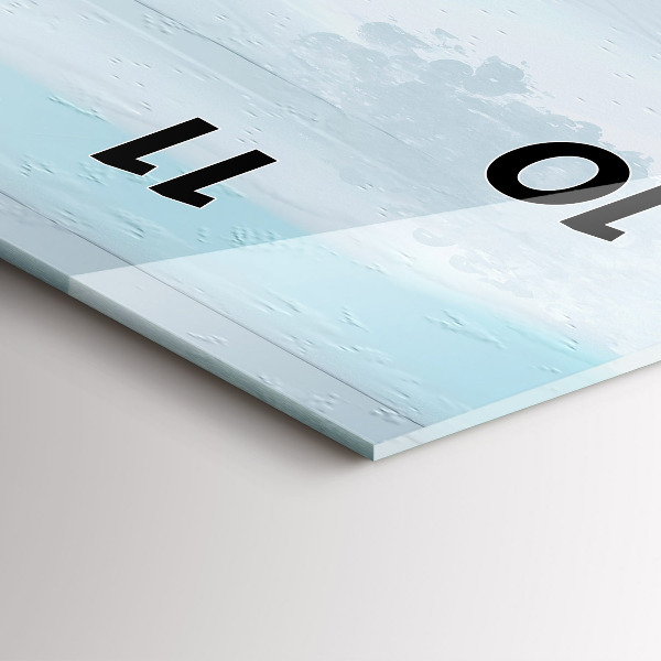 Reloj vertical Puente abstracto - espejomat.es