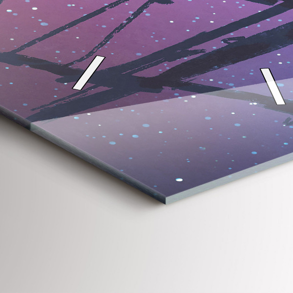 Reloj de vidrio vertical Velero de fantasía - espejomat.es