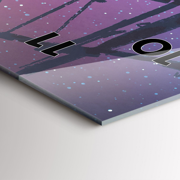 Reloj de vidrio vertical Velero de fantasía - espejomat.es