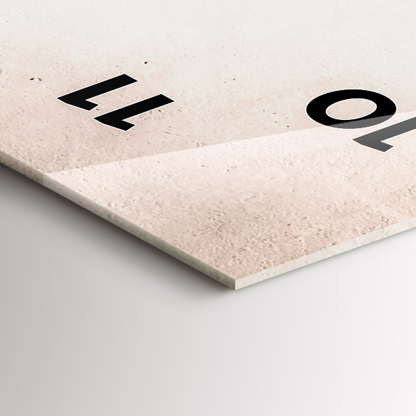 Reloj de vidrio vertical Bicicleta italiana - espejomat.es