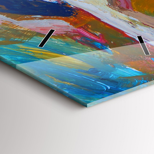 Reloj de cristal vertical Bailarina pintada - espejomat.es