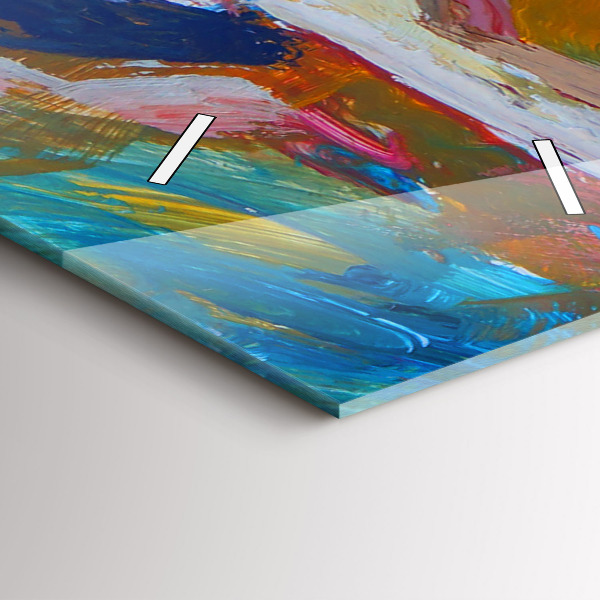 Reloj de cristal vertical Bailarina pintada - espejomat.es