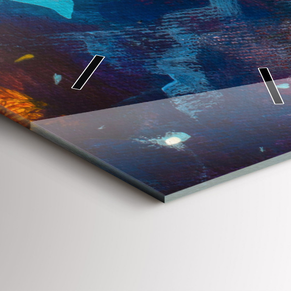 Reloj de cristal vertical Principito abstracto - espejomat.es