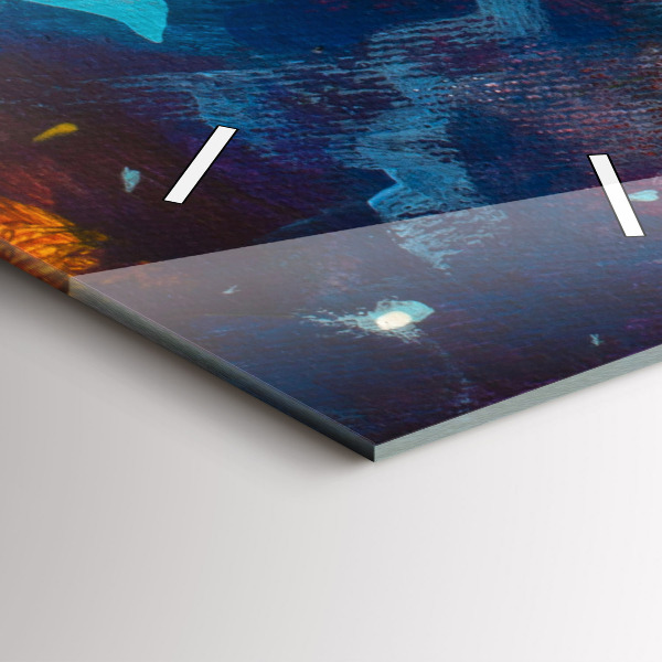 Reloj de cristal vertical Principito abstracto - espejomat.es