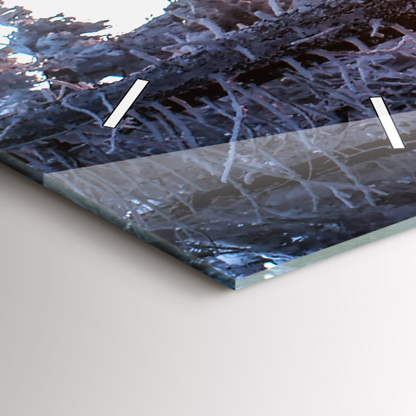 Reloj vertical Bosque al atardecer - espejomat.es