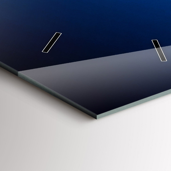 Reloj de cristal vertical Avión Nubes - espejomat.es