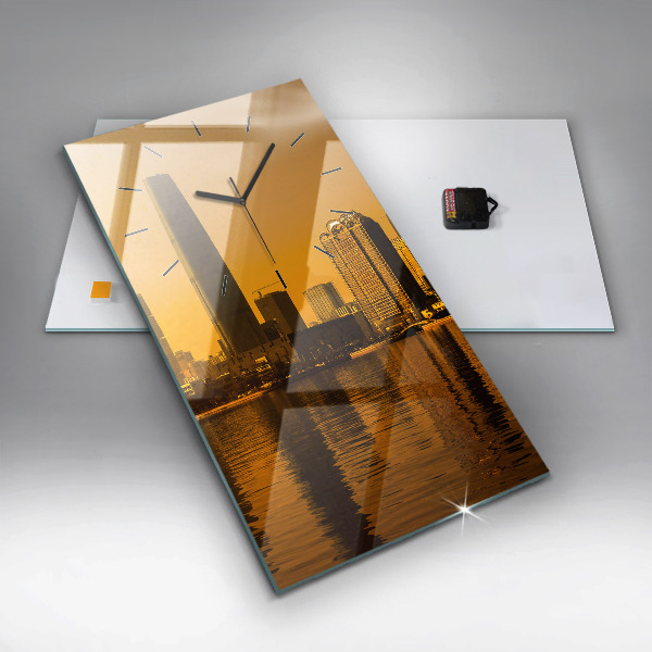 Reloj vertical Río Zhujiang - espejomat.es