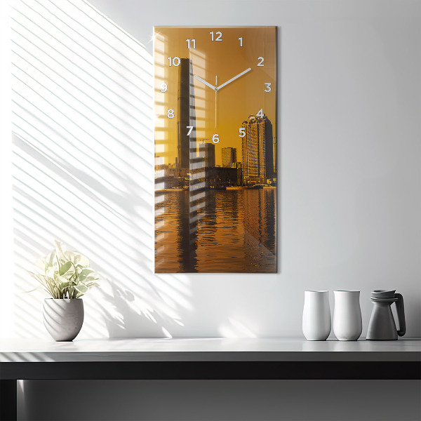 Reloj vertical Río Zhujiang - espejomat.es