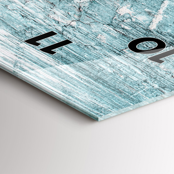 Reloj de cristal vertical Óleo textura abstracta - espejomat.es