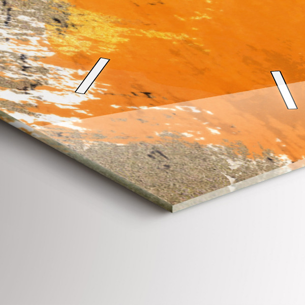 Reloj de vidrio vertical Retrato de mujer abstracto - espejomat.es