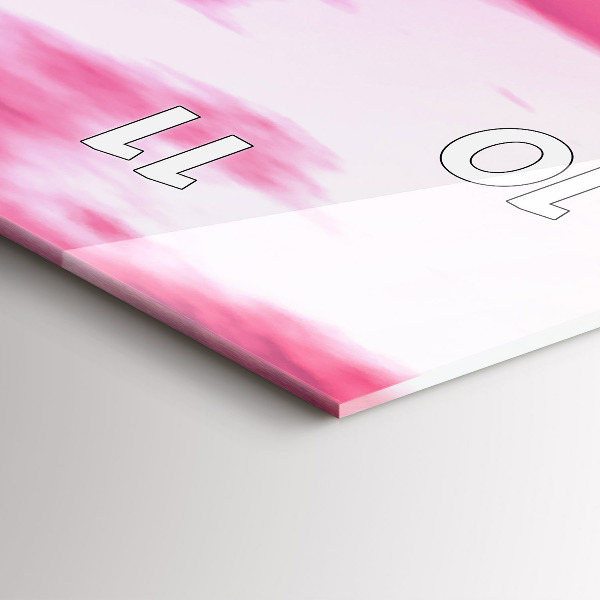 Reloj de cristal vertical Puesta de sol en Stonehenge - espejomat.es