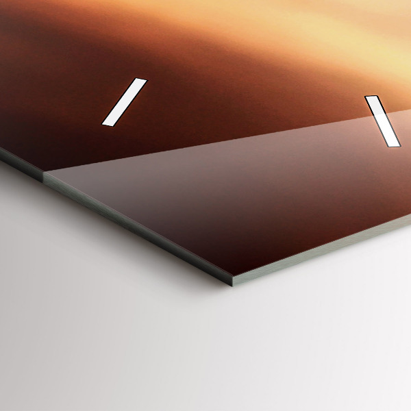 Reloj de cristal vertical Concha en la playa - espejomat.es