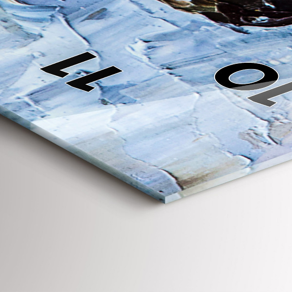 Reloj de vidrio vertical Jóvenes bailarinas - espejomat.es