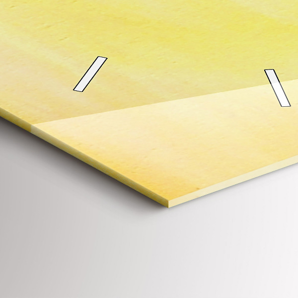 Reloj de vidrio vertical Grullas al atardecer - espejomat.es