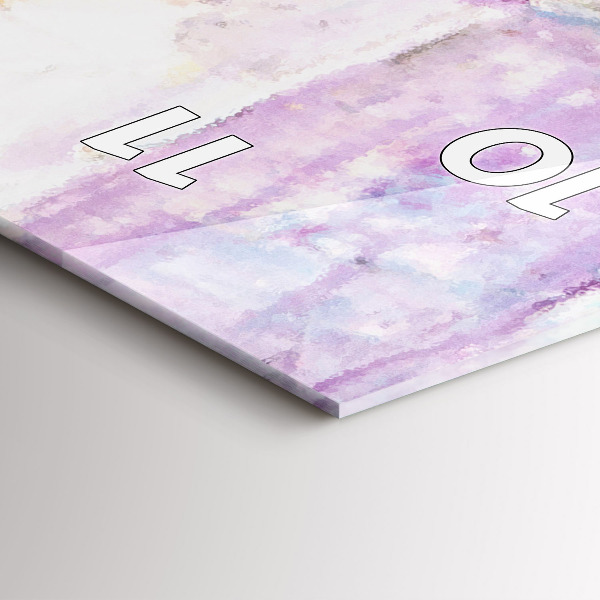 Reloj de cristal vertical Preparación de una bailarina - espejomat.es