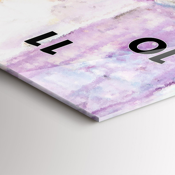 Reloj de cristal vertical Preparación de una bailarina - espejomat.es