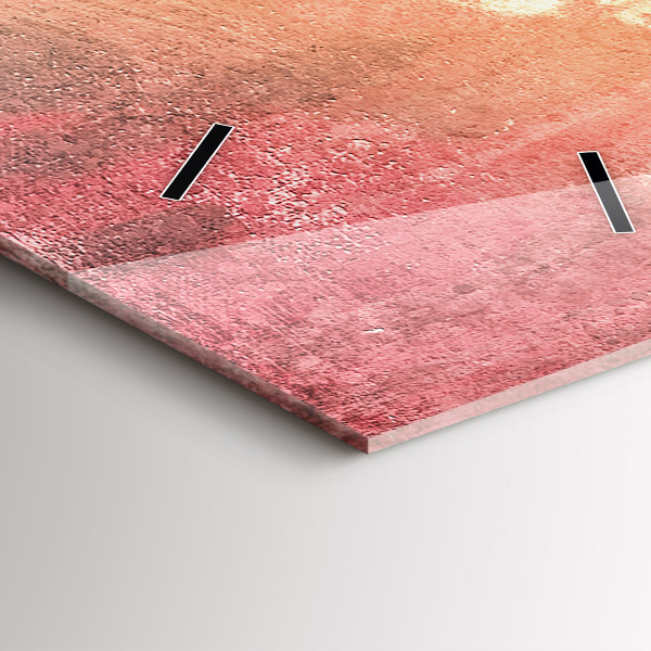 Reloj de vidrio vertical Pareja de jóvenes enamorados - espejomat.es