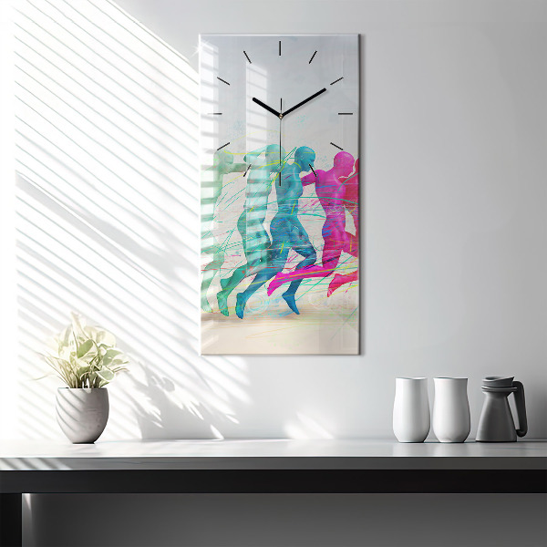 Reloj vertical Gente colorida - espejomat.es