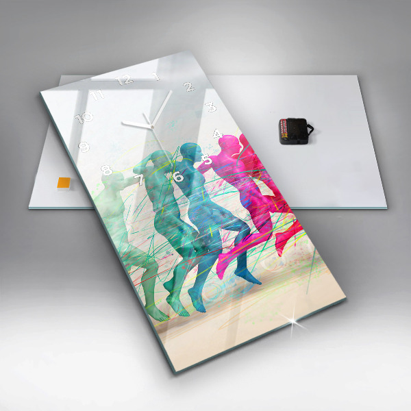 Reloj vertical Gente colorida - espejomat.es