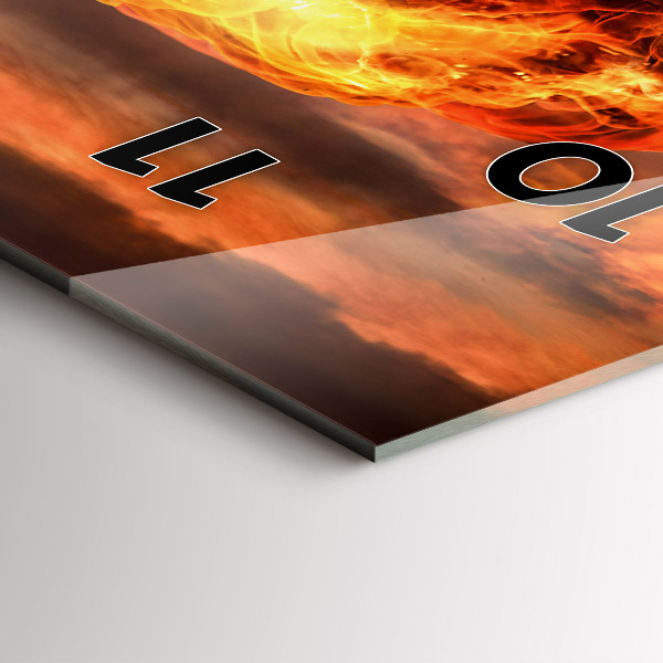 Reloj vertical Explosión de una bomba atómica - espejomat.es