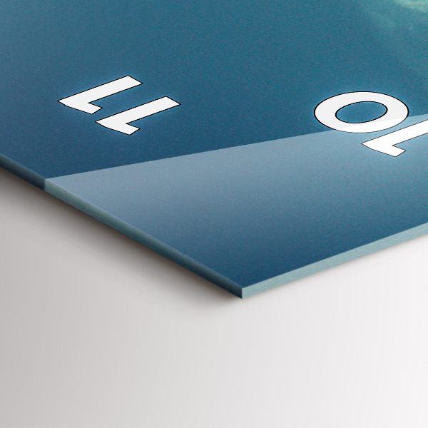 Reloj vertical Coche con tabla de surf - espejomat.es