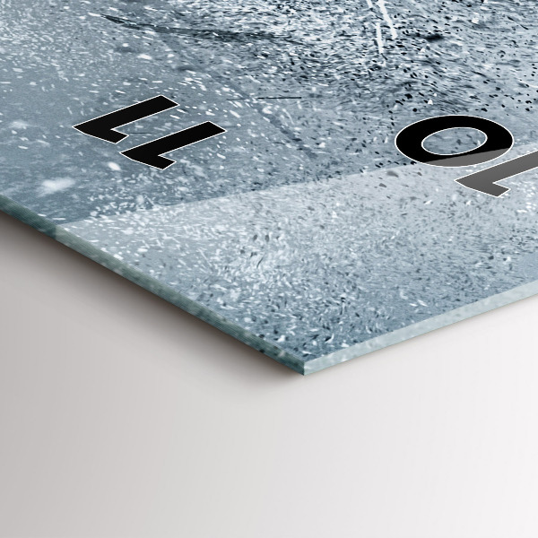 Reloj de cristal vertical Hombre corriendo - espejomat.es