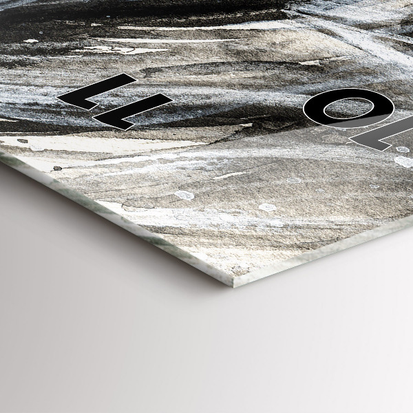 Reloj vertical Retrato pintado - espejomat.es