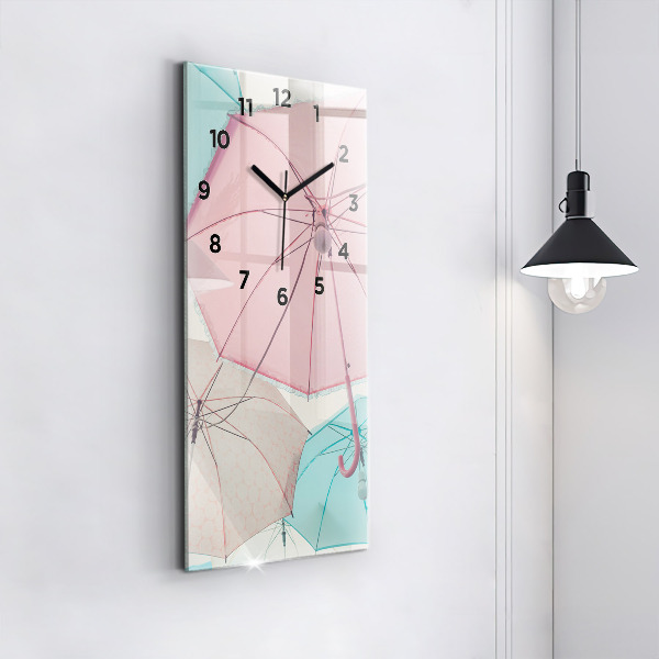 Reloj vertical Paraguas en pastel - espejomat.es