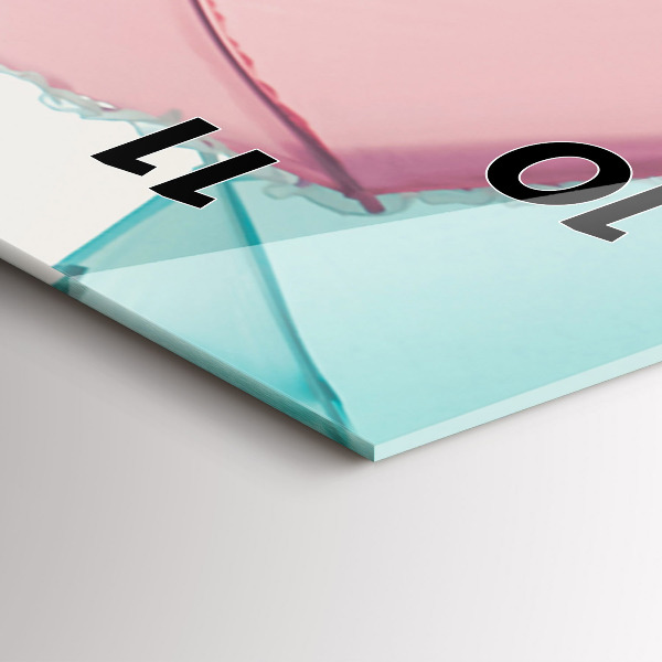 Reloj vertical Paraguas en pastel - espejomat.es